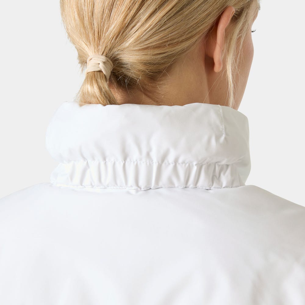 Women's Insulated Rain Coat - White