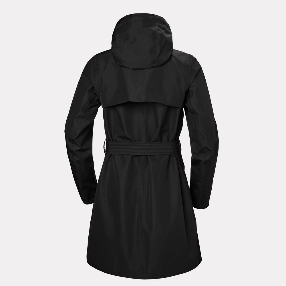 Women's Waterproof Trench Coat - Speckled