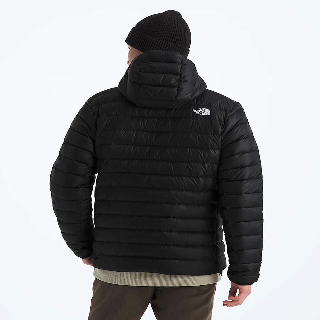Men's Hooded Down Jacket - Black