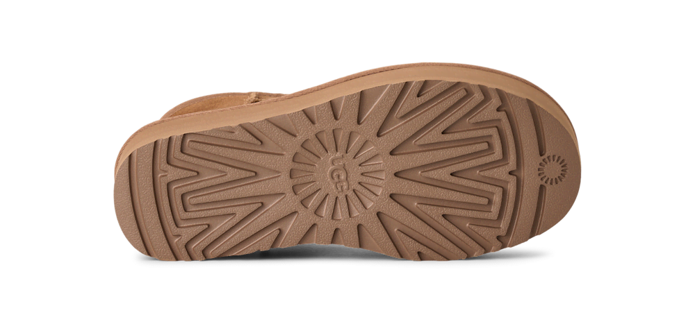 Women's Platform Ultra-Short Suede Boot - Sand