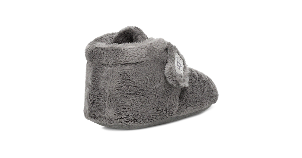 Baby Terry Bootie Slipper - Charcoal