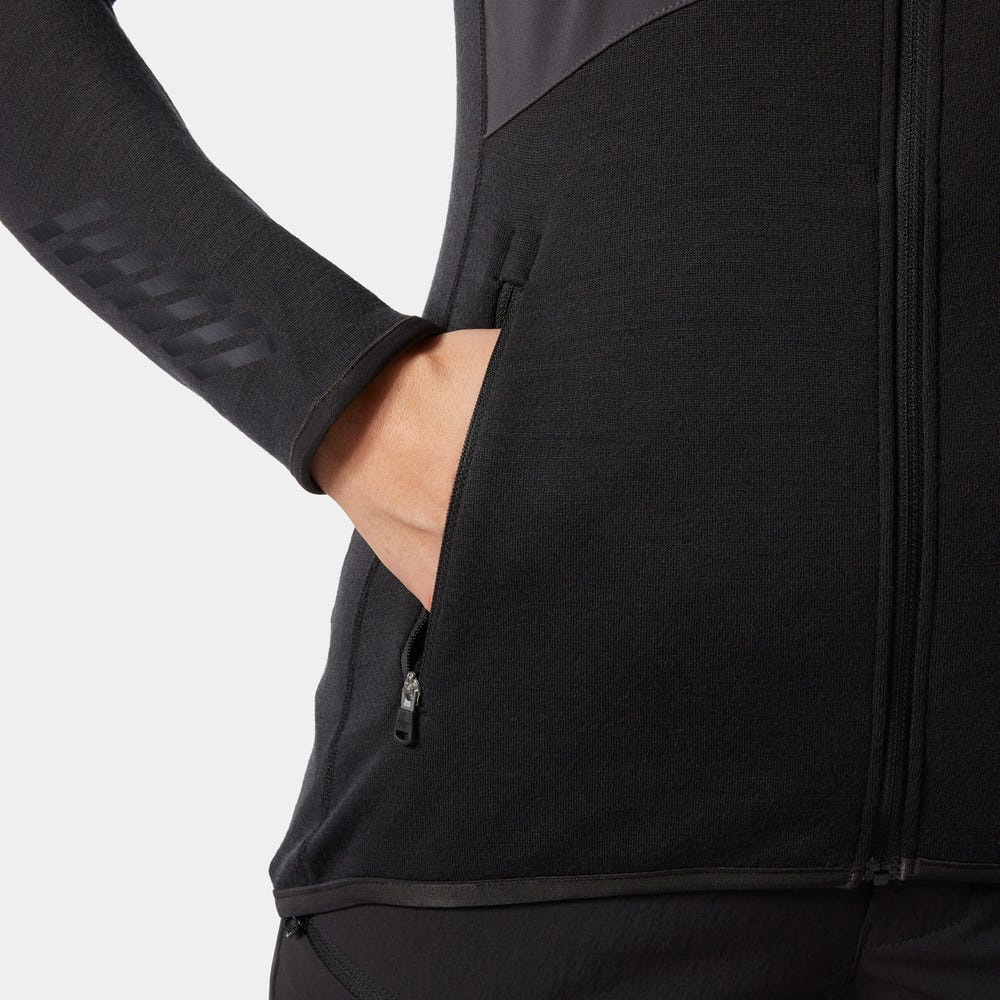 Women's Merino Wool Midlayer Jacket - Blue
