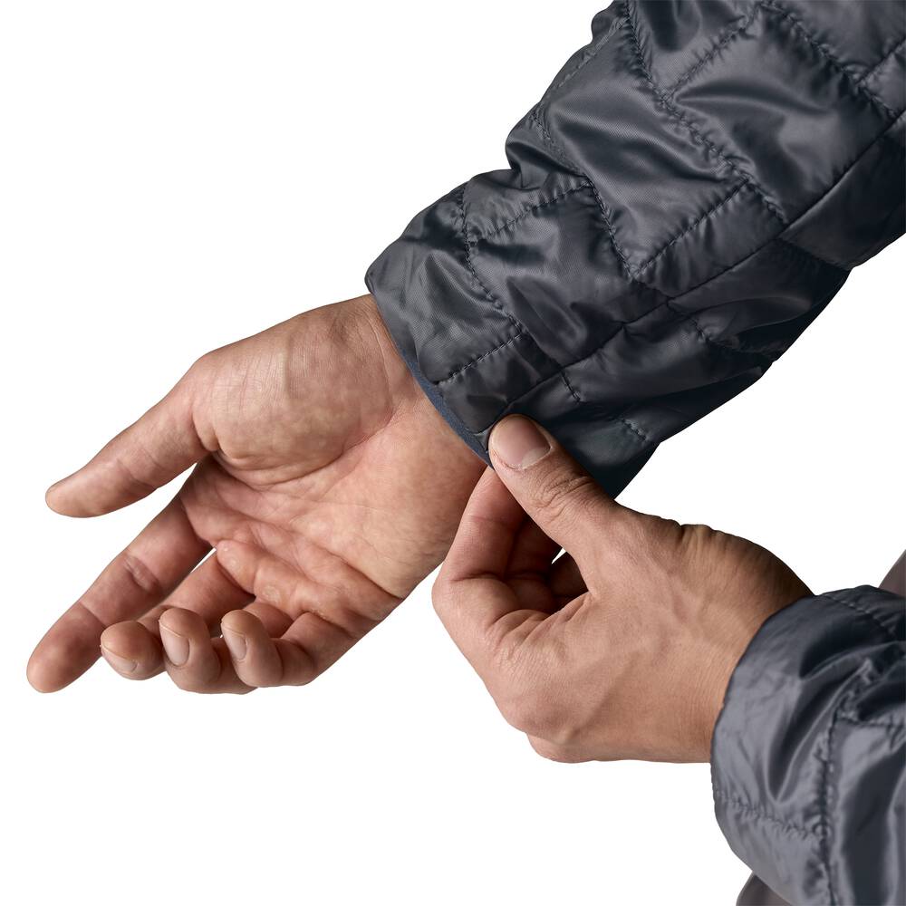 Men's Insulated Hooded Jacket - Brown