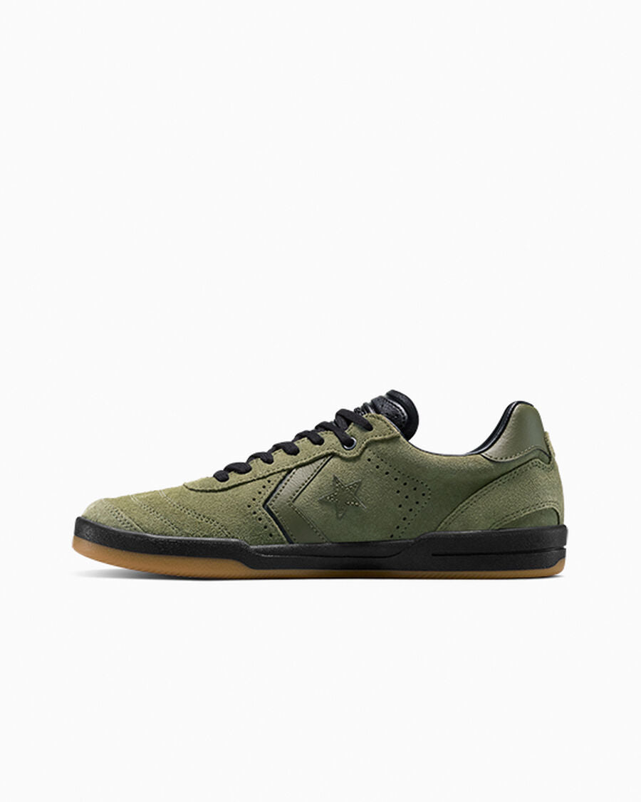 Suede Skate Low Top Shoe - Utility/Egret/Gum