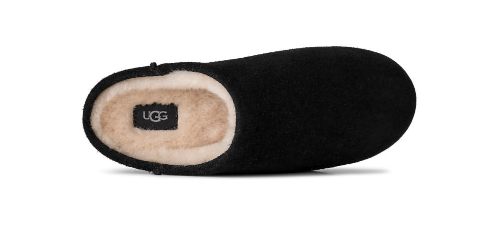 Women's Water-Resistant Suede Slip-On - Black