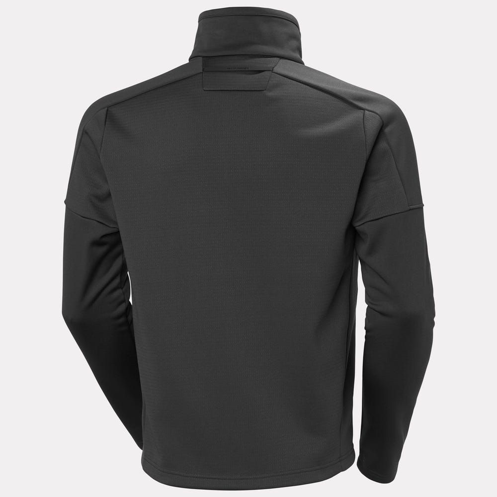 Men's Full-Zip Fleece Jacket - Orange