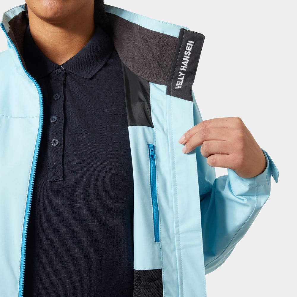 Women's Waterproof Sailing Jacket - Cyan