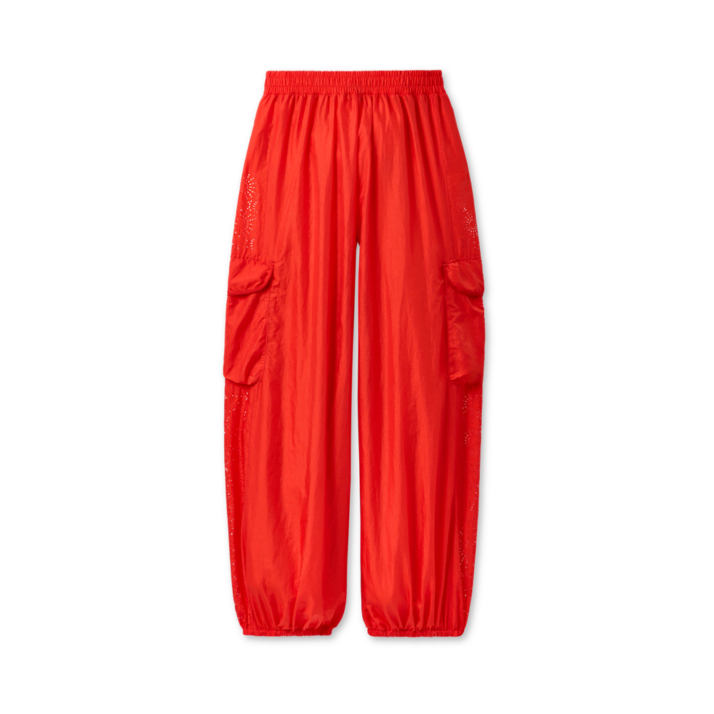 Women's Balloon Cargo Pants - Lobster