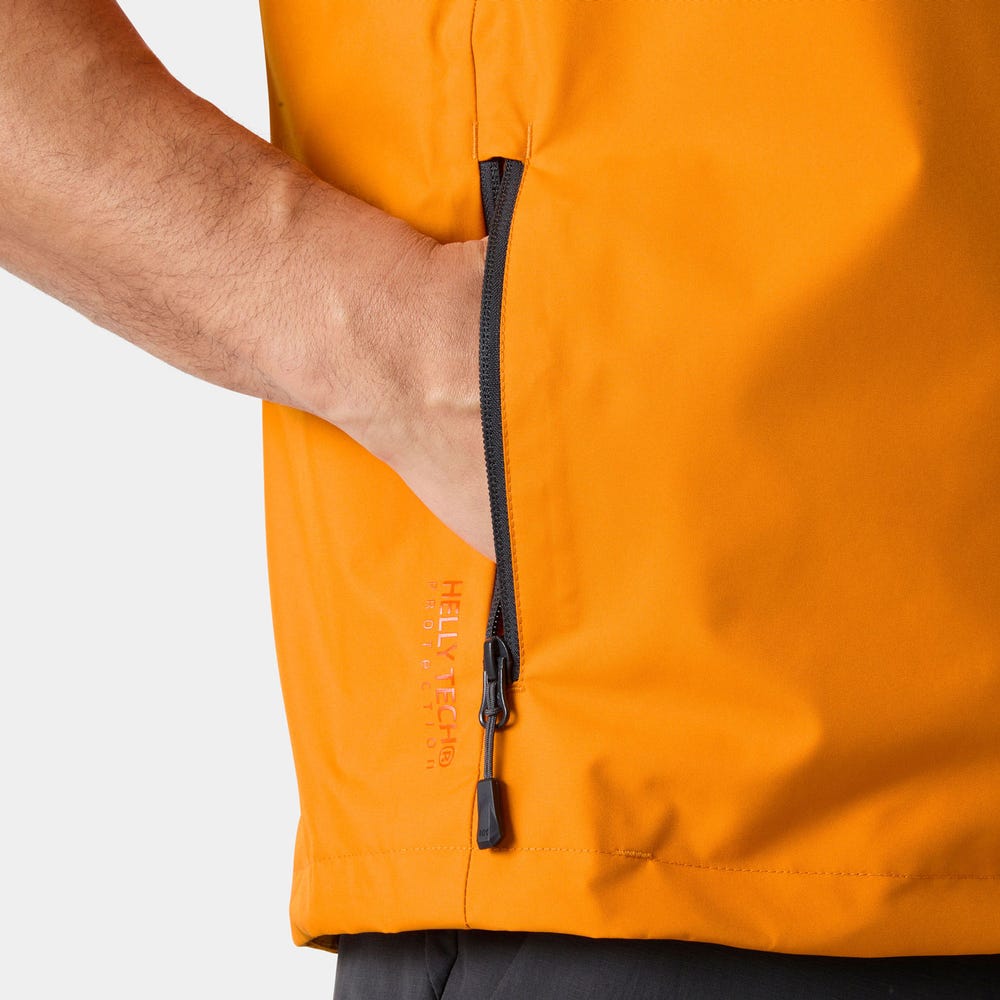 Men's Waterproof Sailing Vest - Orange