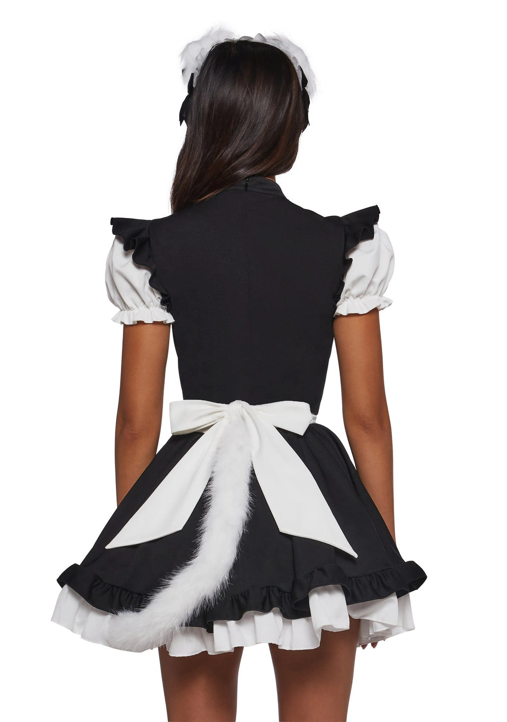 Maid Costume Set - Black And White