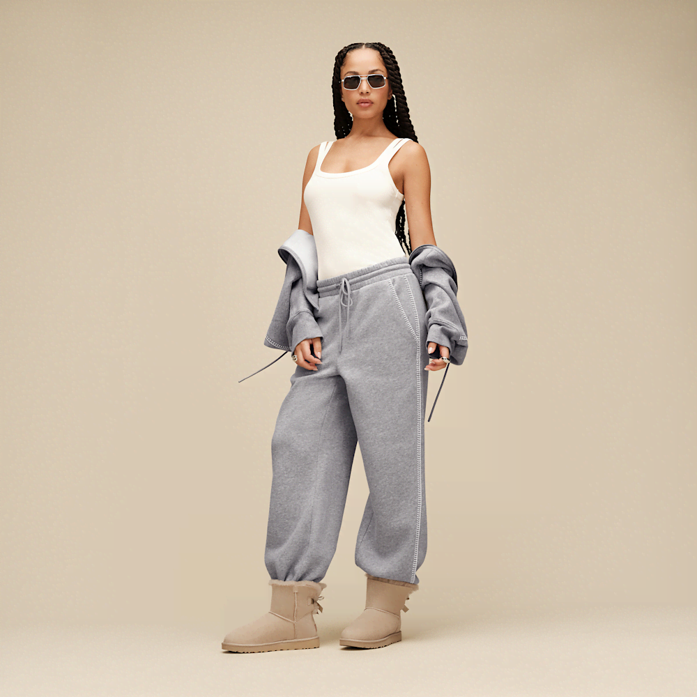 Women's Straight-Leg Sweatpants - Grey Heather