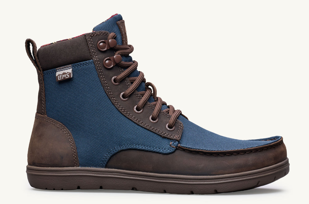 Men's Vegan Casual Lace-Up Boot - Black