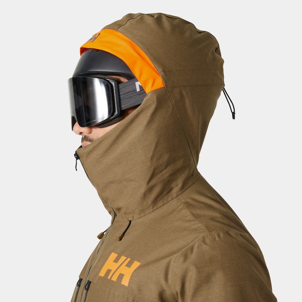 Men's Insulated Ski Jacket - Opal Green