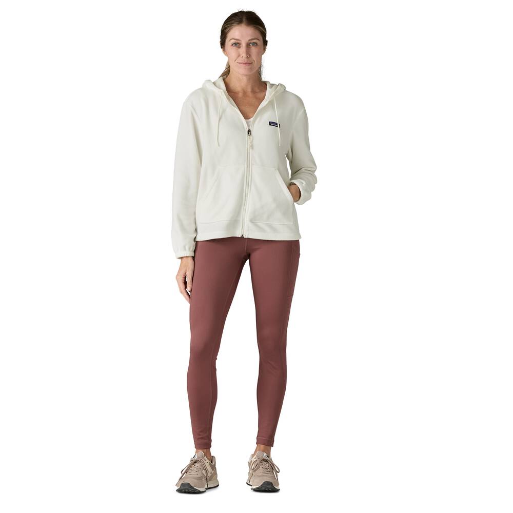 Women's Recycled Microfleece Zip Hoodie - White