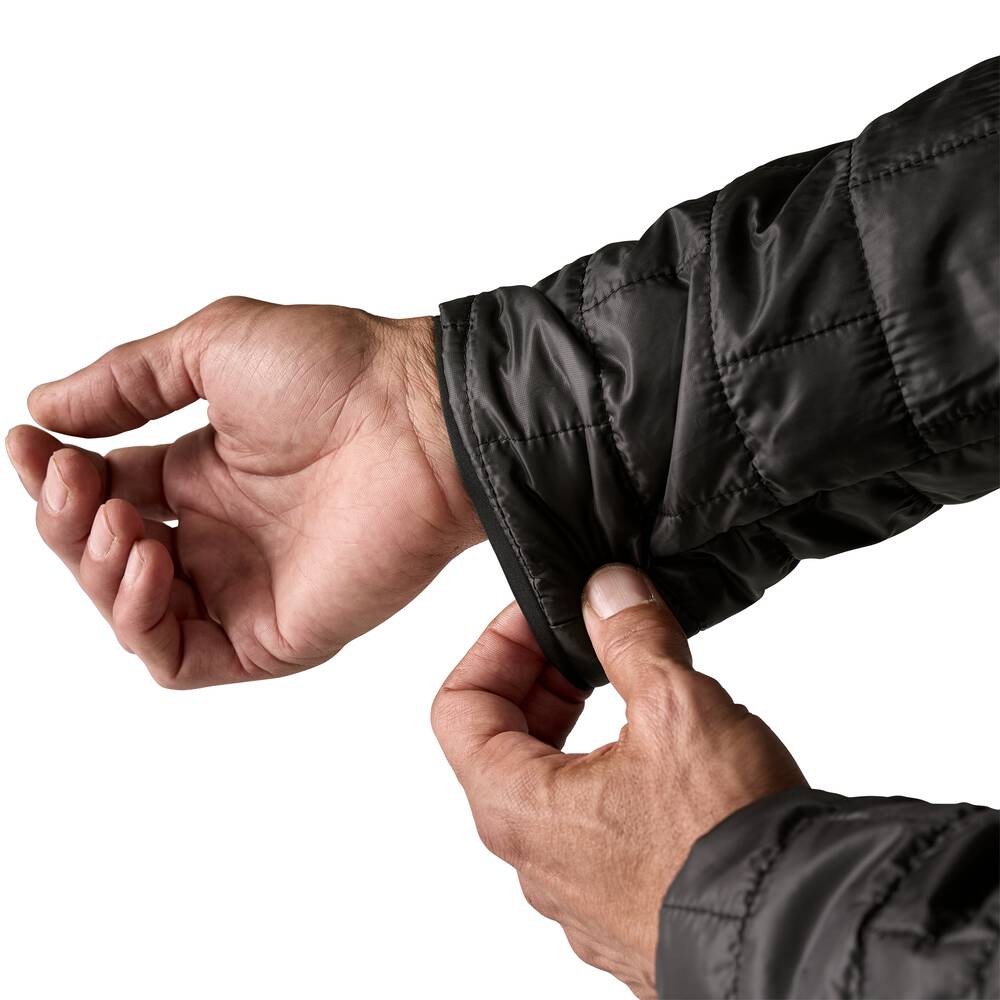 Men's Insulated Hooded Jacket - Brown