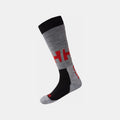 Unisex Medium-Weight Merino Ski Socks - Black