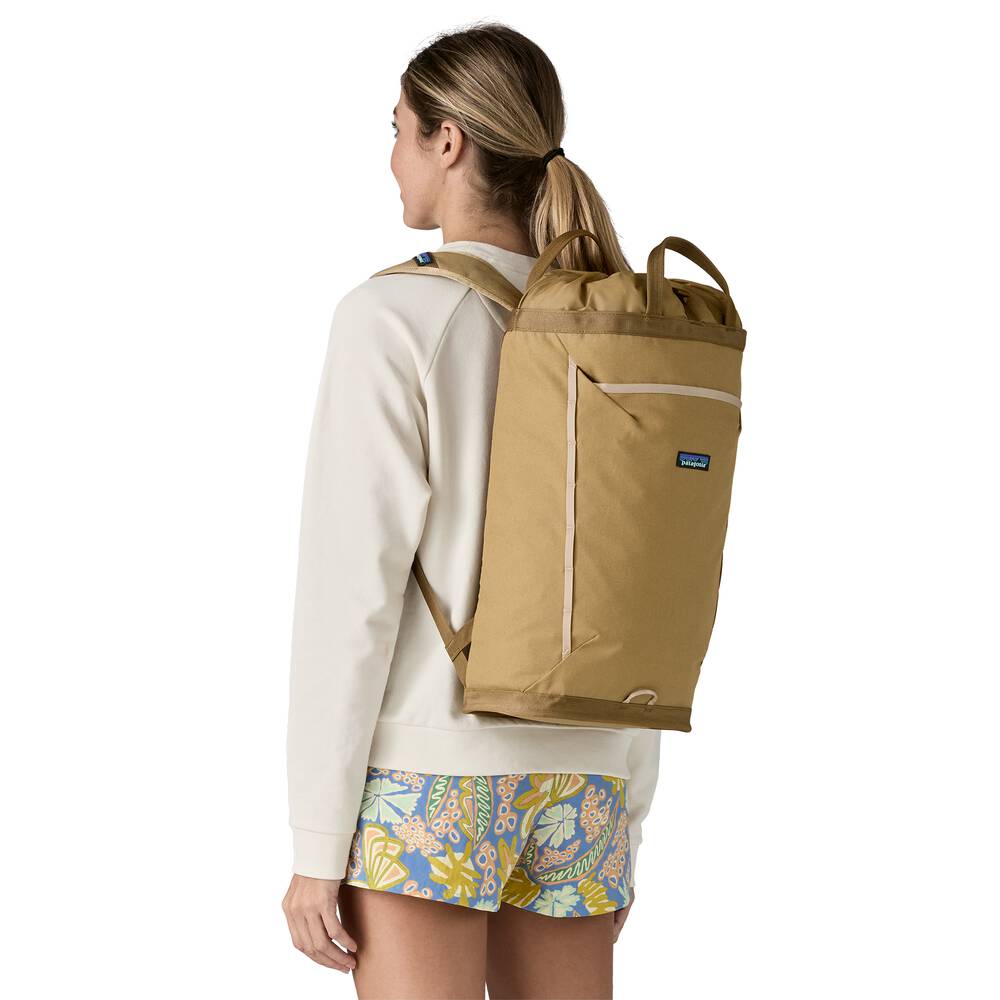 24L Organic Cotton Canvas Backpack - Blue