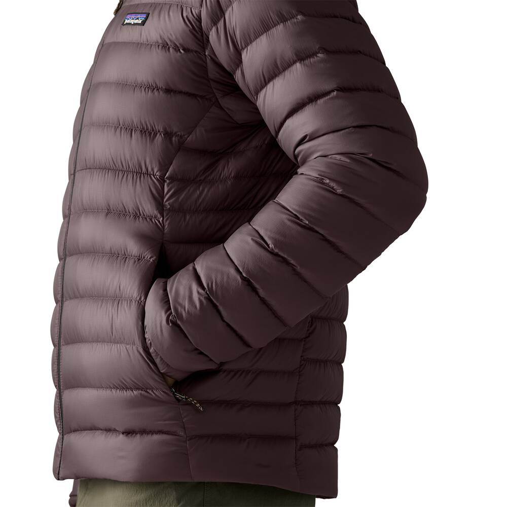 Men's 800-Fill Down Hooded Jacket - Purple