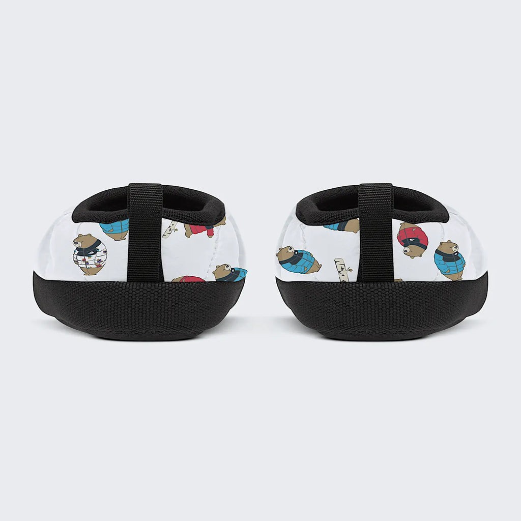 Baby Insulated Mule Slippers - Bear Print