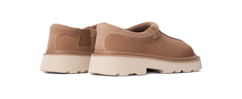Men's Suede Lug Sole Clog - Mustard