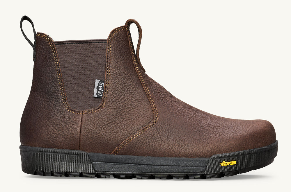 Men's Waterproof Leather Chelsea Boot - Dark Roast