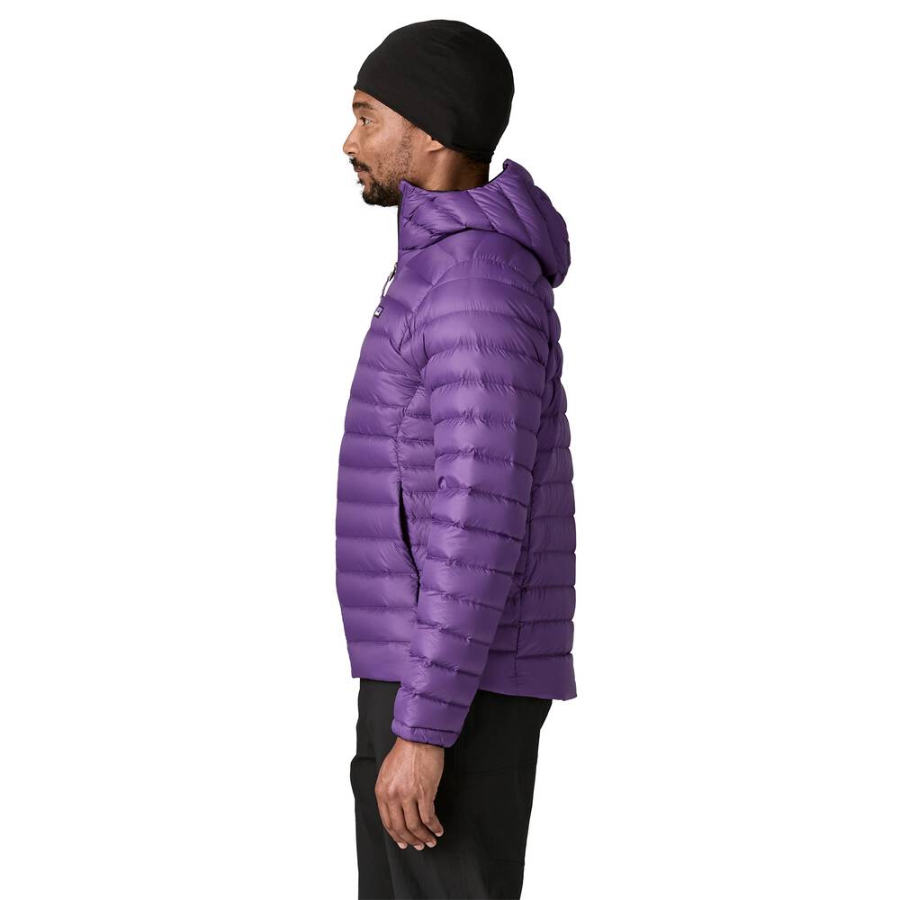 Men's 800-Fill Down Hooded Jacket - Purple