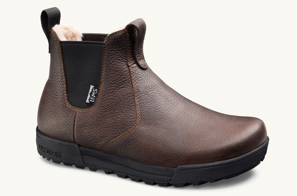 Women's Waterproof Leather Chelsea Boot - Brown