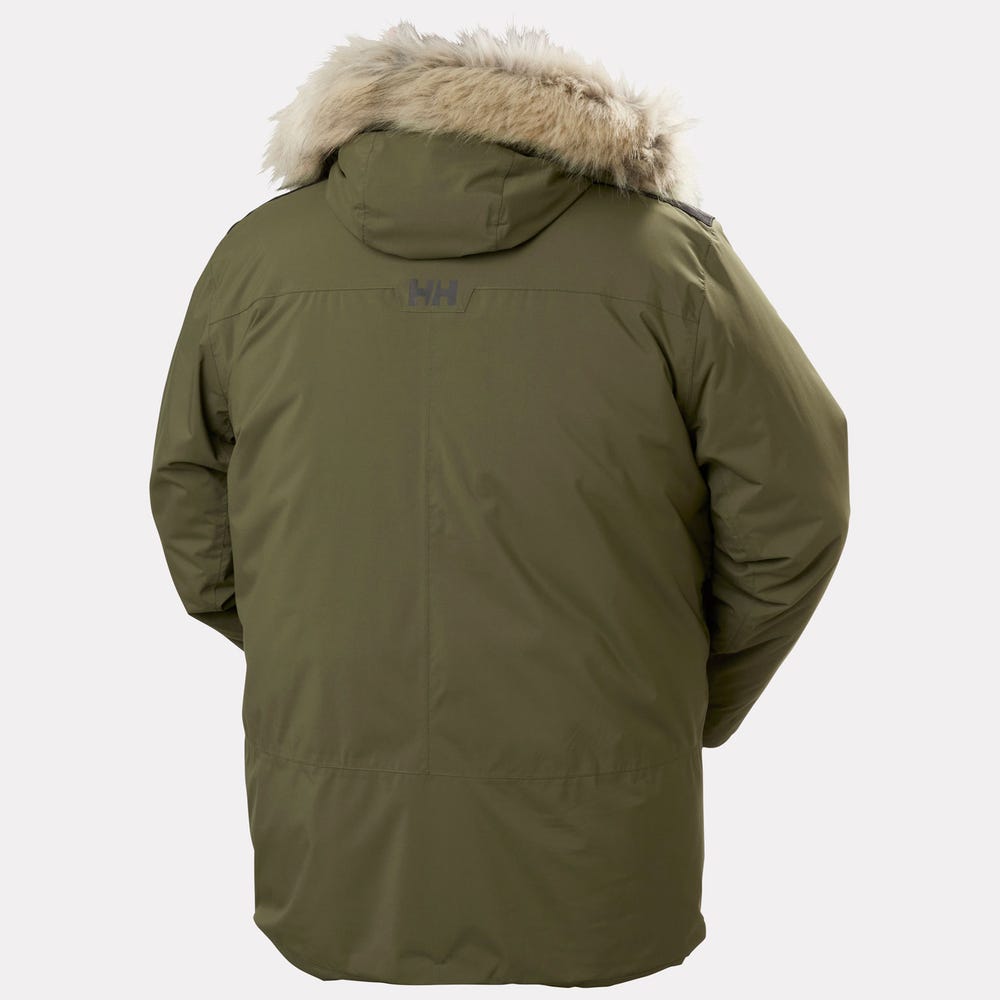 Men's Insulated Waterproof Parka - Gray Green