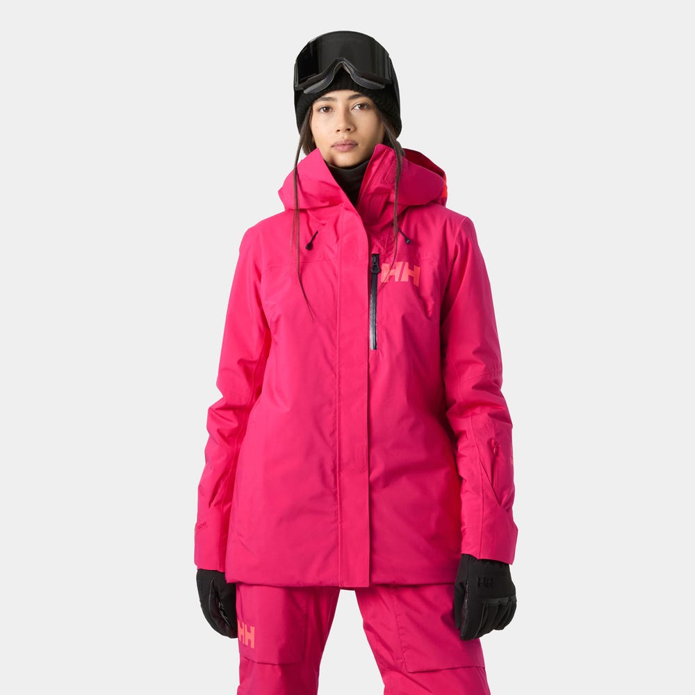 Women's Waterproof Ski Jacket - Cranberry