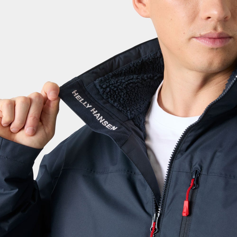 Men's Hooded Insulated Sailing Jacket - Navy