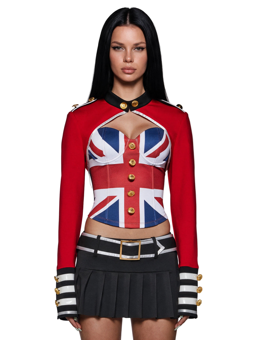 Royal Guard Corset Costume - Red