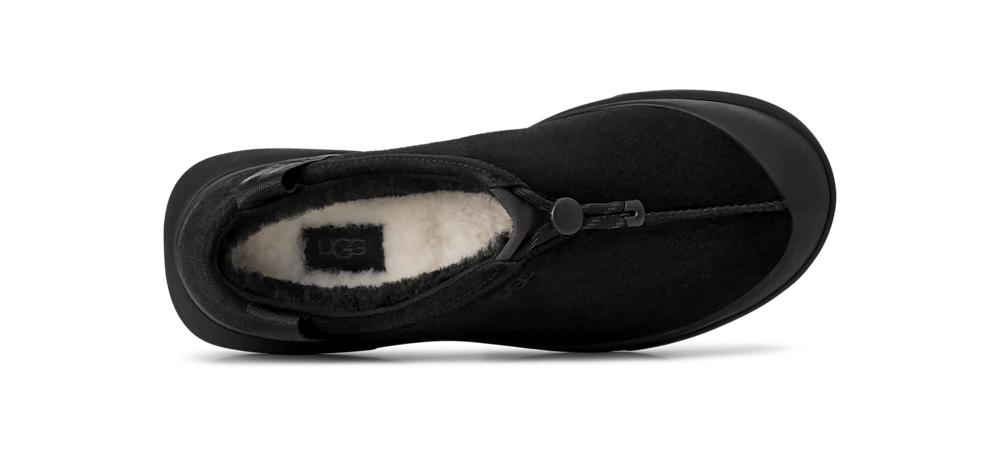 Men's Waterproof Suede Toggle Clog - Black