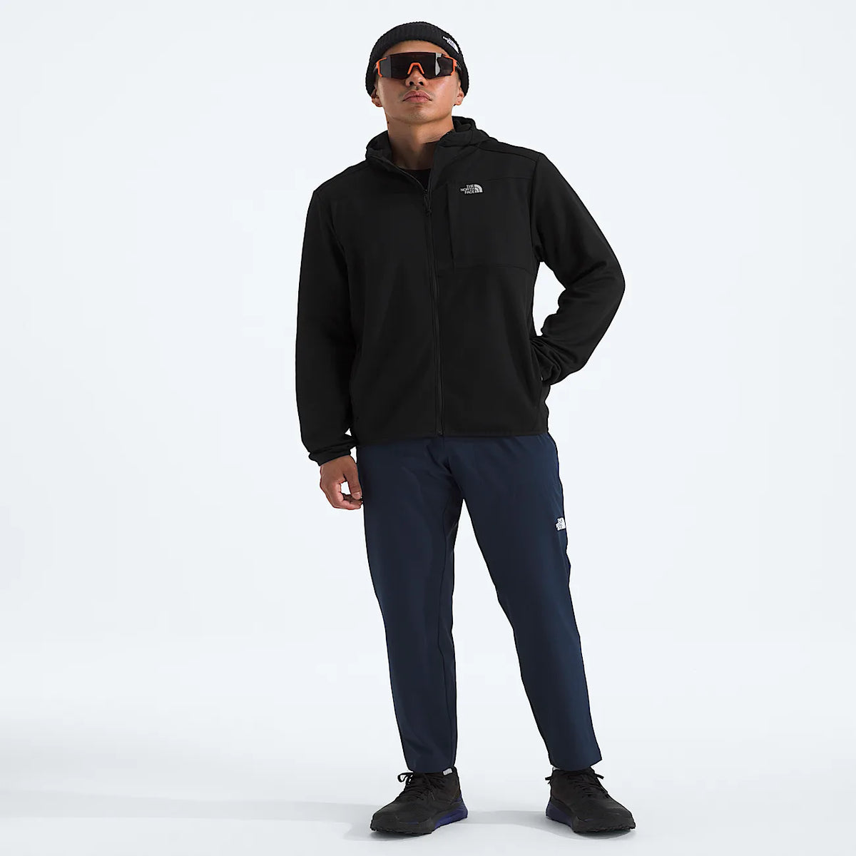 Men's Full-Zip Fleece Hoodie - Black
