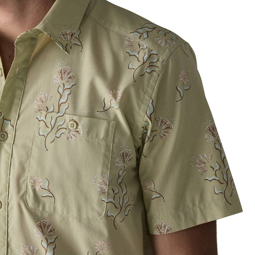 Men's Short-Sleeve Button-Up Shirt - Navy