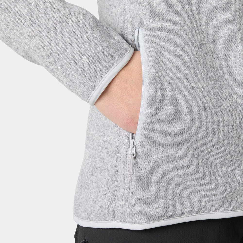 Women's Recycled Fleece Jacket - Gray
