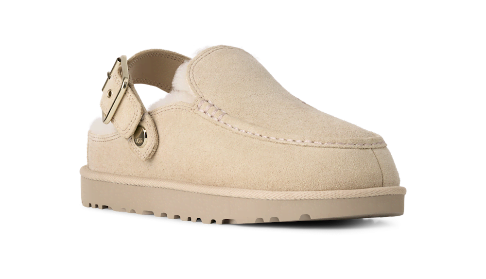 Women's Suede Adjustable-Strap Clog - Dusty Orchid