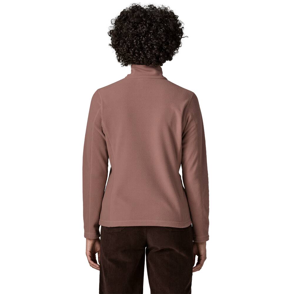 Women's Quarter-Zip Microfleece Pullover - Mango