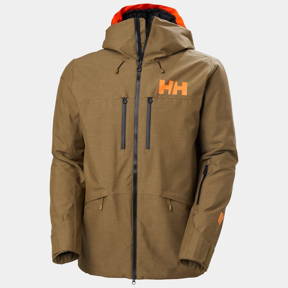 Men's Insulated Ski Jacket - Opal Green
