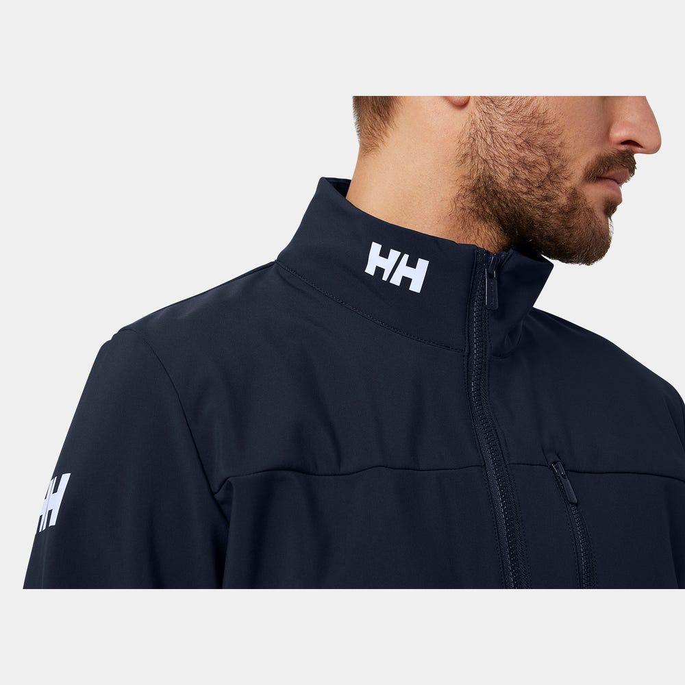 Men's Fleece-Lined Softshell Jacket - Ebony