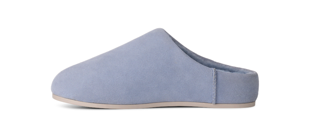 Women's Water-Resistant Suede Slip-On - Black