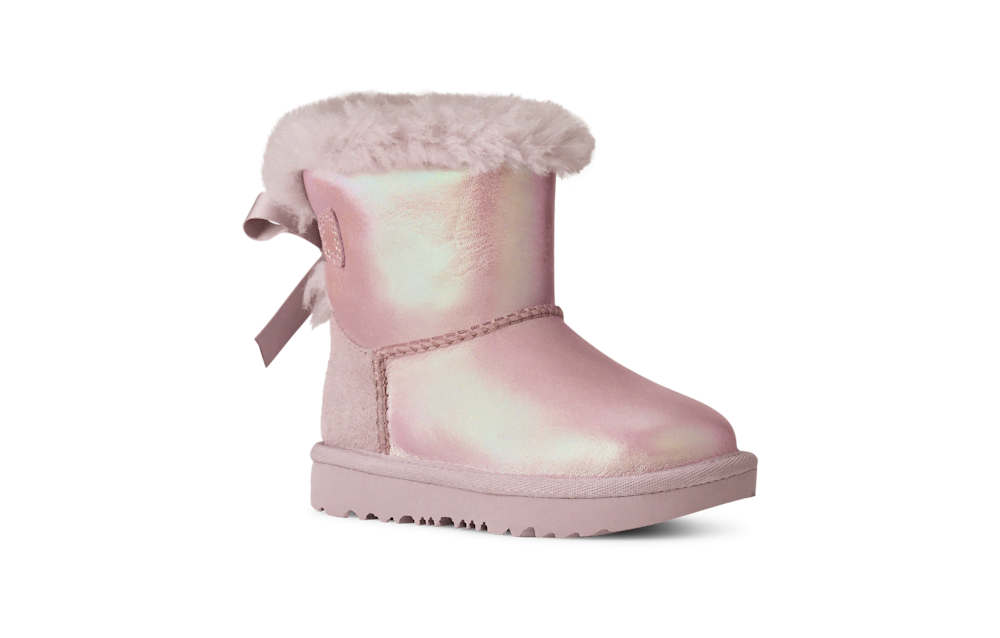 Toddler Iridescent Bow Boots