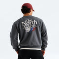 Men's Relaxed Graphic Crew Sweatshirt - Gray