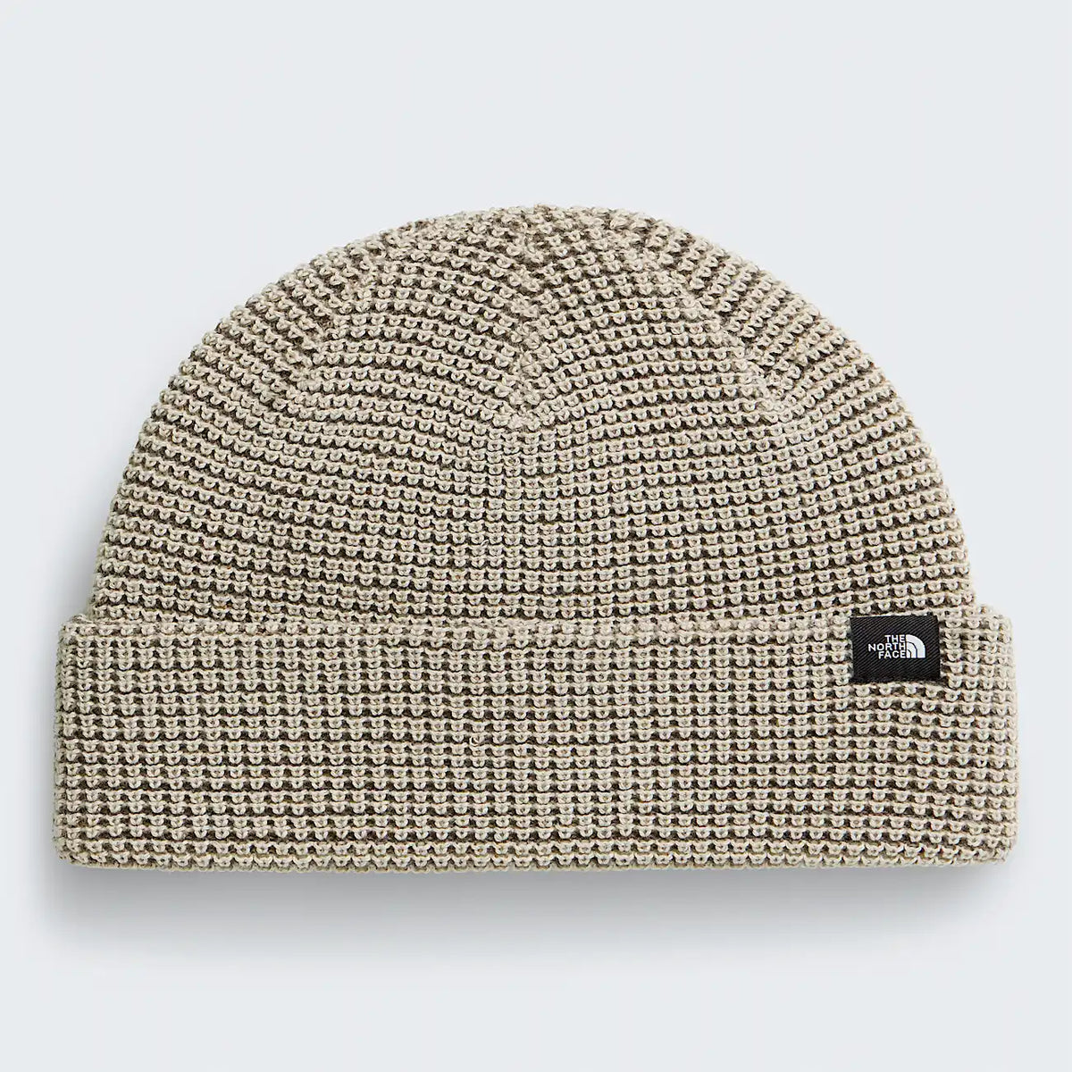 Rib-Knit Fisherman Beanie - Taupe