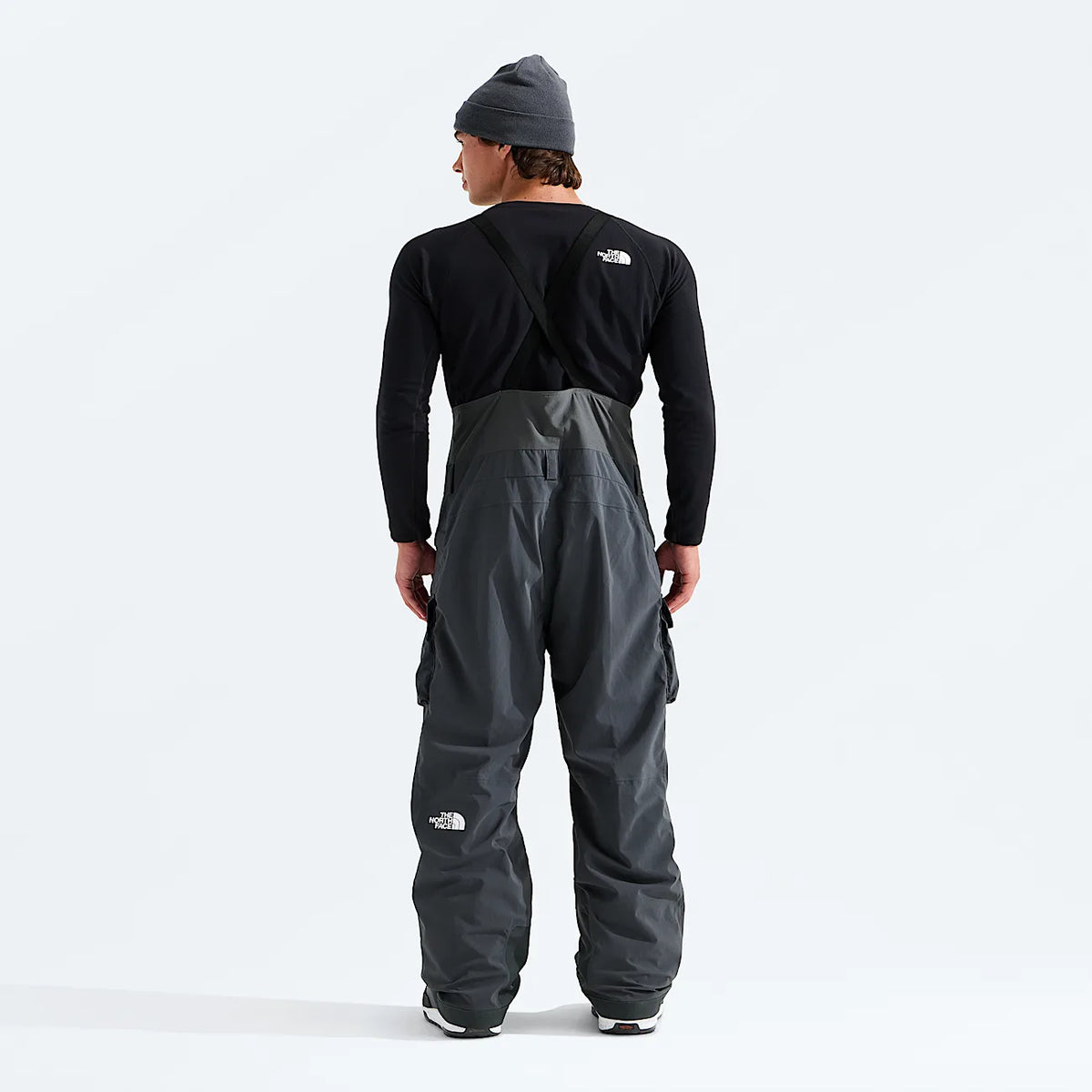 Men's Insulated Snow Bib Pants - Gray