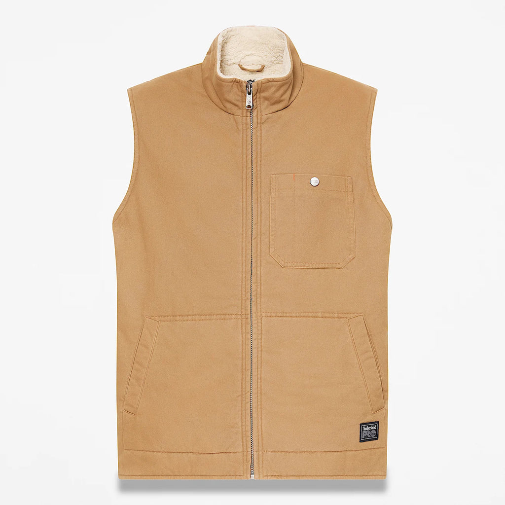 Men's Fleece-Lined Twill Vest