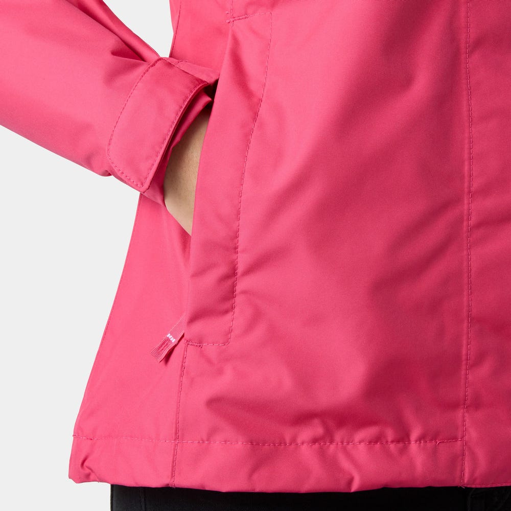 Women's Waterproof Rain Jacket - Hot Pink