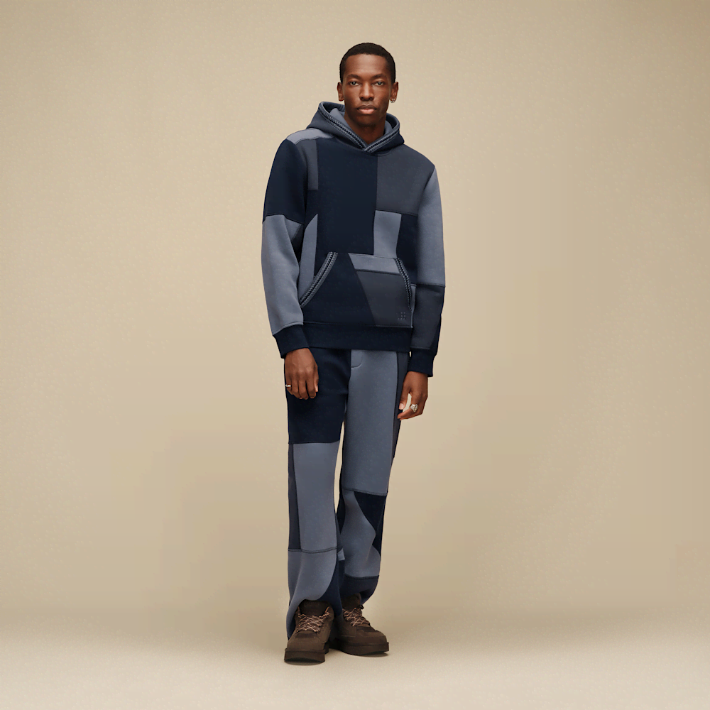 Men's Colorblock Fleece Hoodie