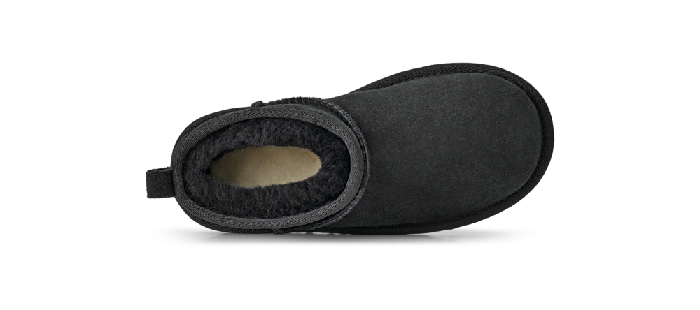 Kids' Low Shaft Sheepskin Boot - Black