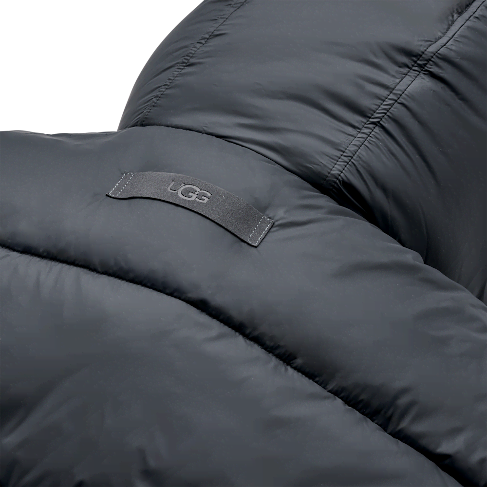 Men's Hooded Puffer Jacket - Green