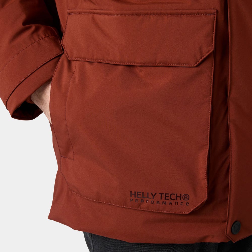 Men's Insulated Waterproof Parka - Gray Green